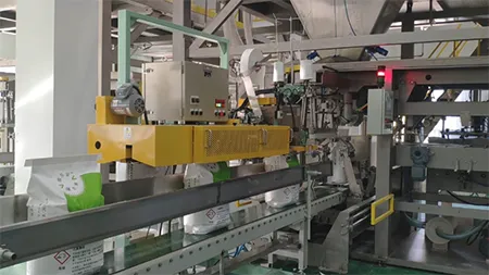 Máquina ensacado y paletizado para formiato sódico