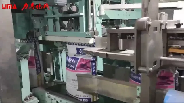 Envasadora vertical automática para planta de fertilizantes
