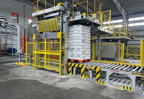 Paletizador automático para bolsas de resina de polipropileno