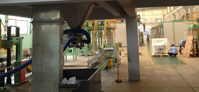 Pruebas e inspección previas a la entrega de sistema de pesaje a granel
